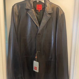 Men's Cole Haan Leather Blazer/Jacket